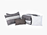100% Microfiber Comforter Set 5-Pcs - Maze - Polyester