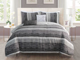 100% Microfiber Comforter Set 5-Pcs - Maze - Polyester
