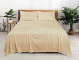 Cotton Jersey Bed Sheet Set - Natural