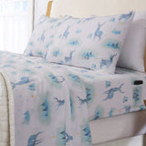 Double Brushed Flannel Sheet Set -Stag Flannel Sheet Set EnvioHome 