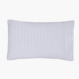 Double Brushed Flannel Sheet Set -White Pin Stripe Flannel Sheet Set EnvioHome 