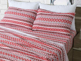 Double Brushed Flannel Sheets - Flake Strip
