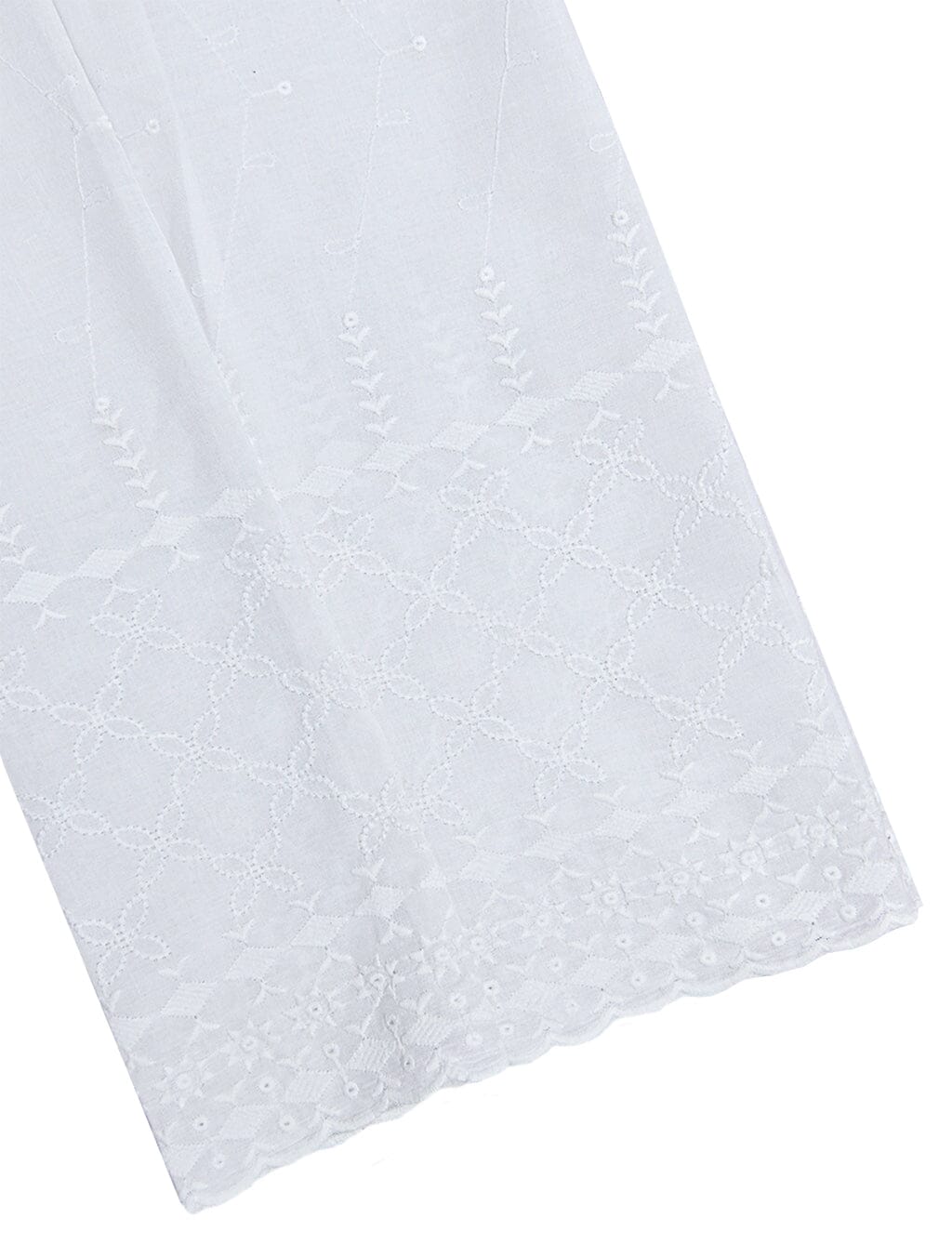 Embroidered Cotton Pant Women Bottoms FASSTILAD 