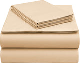 GOTS Certified Organic Cotton Sheet Set - 4 Pc Ivory - By EnvioHome - Organic Cotton Sheet Set