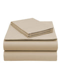 GOTS Certified Organic Cotton Sheet Set - 4 Pc Tan - By EnvioHome - Organic Cotton Sheet Set
