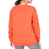 Ladies Sweatshirt-Orange KHAS STORES US 
