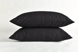 Poly cotton Pillowcases - Black - Pillowcase