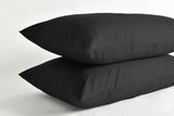 Poly cotton Pillowcases - Black - Pillowcase