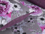 Polycotton Comforter Set -3 Pcs - Inky Floral - Polycotton