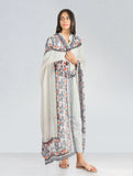 Printed Chiffon Dupatta KHAS STORES US Off White 