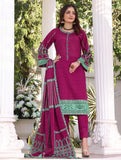 Printed Khaddar Suit with Printed Khaddar Dupatta KKH-1631 Dresses KHAS STORES 