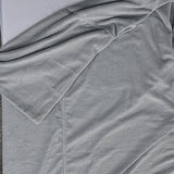 Sherpa Teddy Fleece Blanket - Silver Blue Polyester EnvioHome 