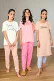 T-Shirt with Pajama Set - Pack of 3 LOUNGEWEAR Vol II FASGARMEN S Pajama Set 