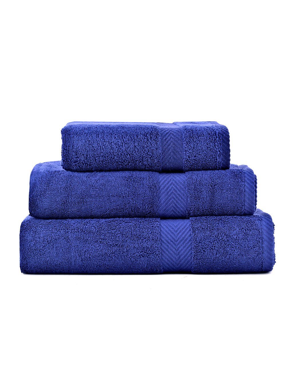 Towels Plain D/Blue Dyed - Towels