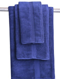 Towels Plain D/Blue Dyed - Towels