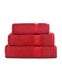 Towels Plain Maroon Dyed - Towels