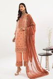 ZEBUNNISA (3 PIECE CHIFFON STITCHED) Chiffon Collection KHAS STORES US S KNAC-1776 Peach